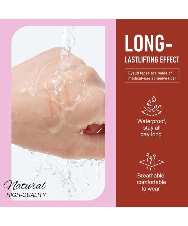 Invisible Eyelid Lifter Strips 480PCS - Waterproof Double Eyelid Stickers for Hooded Droopy Eyes - 1 Pack - Buy Online on GoSupps.com