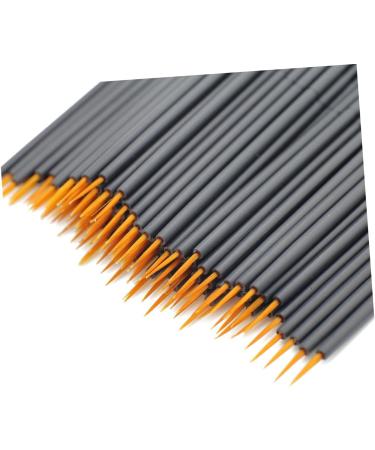 Gogogmee Makeup Lip Gloss 100pcs Eyeshadow Liner Brush White Outfit Disposable Eyeliner Applicator Eye Shadow Brush Soft Head 15cmX10cm Orange - Buy Online on GoSupps.com