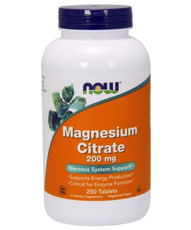 MAGNESIUM CITRATE 200MG 250TABS by Now