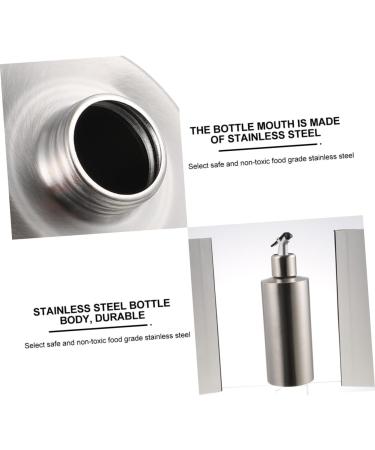 Zerodeko 1pc Stainless Steel Oil Pot Pink Wicker Basket Stainless Sauce Bottle Dust-proof Oiler Glass Olive Oil Pourer Cooking Condiment Bottle Cylindrical Condiment Bottles - Buy Online on GoSupps.com