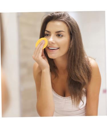 FRCOLOR 30 Pcs Wood Pulp Powder Puff - Premium Loose Powder Makeup Sponges for Women - Perfect for Flawless Cosmetics Application - Buy Online on GoSupps.com