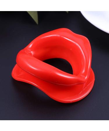 SUPVOX Red Silicone Face Slim Mouth Muscle Anti-Wrinkle Facial Exercise for Youthful Lips - International Shipping Available - Buy Online on GoSupps.com