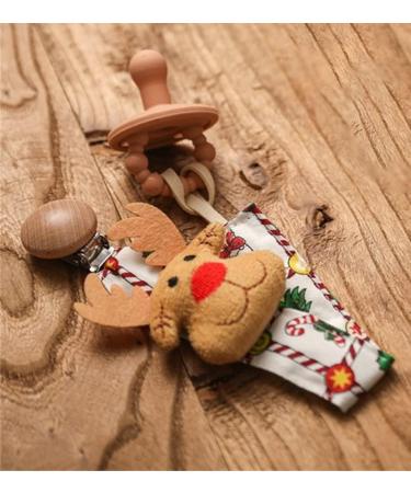 Intoximt Pacifier Clips - Safe & Stylish Baby Pacifier Clips for Christmas | Perfect for Drooling & Teething - Buy Online on GoSupps.com