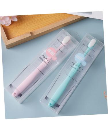 Anneome 2pcs Soft Toothbrush Set - Ideal for Teeth Washing Dental Floss and Denture Cleaning - Buy Online on GoSupps.com