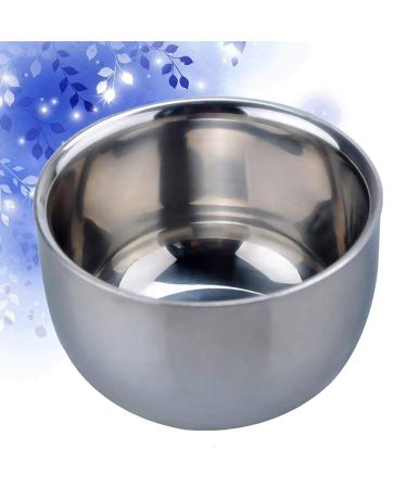 Premium Stainless Steel Razor Shell Shaving Soap Bowl - Men's Shaving Accessories & Soap Cup Container - Buy Online on GoSupps.com