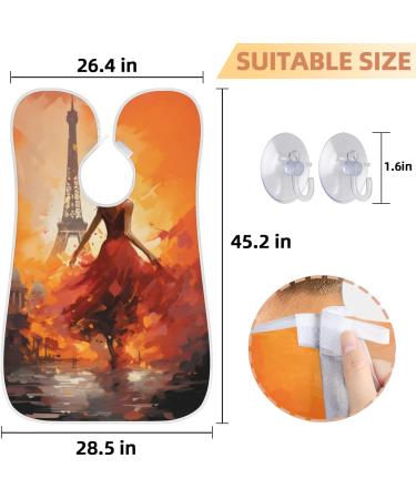 Buy Eiffel Tower Beard Bib Apron - Hair Catcher for Men | Perfect Father's Day & Christmas Gifts - Buy Online on GoSupps.com