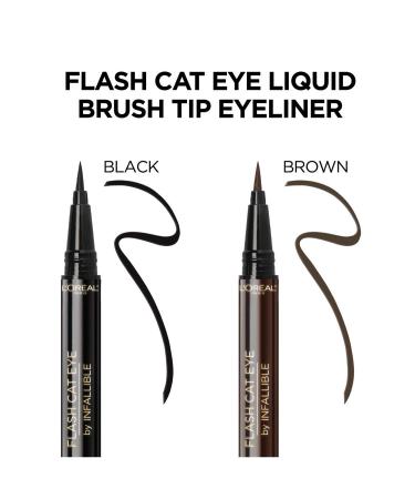 L'Oreal Paris Infallible Flash Cat Eye Waterproof Liquid Eyeliner Black - 1 Count - Buy Online on GoSupps.com