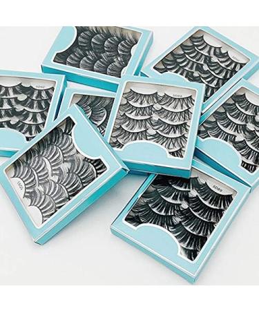 Lanlousy 5 Pairs 25mm Eyelashes Eyelashes Lashes Natural Dramatic Volume Eyelashes Extension False Eyelashes 5D95 Black 5D95 - Buy Online on GoSupps.com