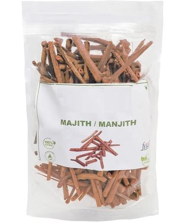 aj Manjistha Root Majith Organic Indian Madder (100 Grams) - Eating Skin Whitening Face Hair - Manjishtha Manjishta Manjishta Manjista