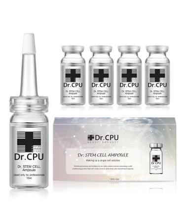 Best Stem Cell Ampoule Serum - Anti-Aging Hyaluronic Acid Moisturizer | 5 Vials (0.33 fl oz) - Professional Skin Care - Buy Online on GoSupps.com