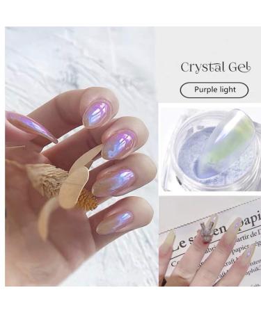 Mermaid Chrome Nail Art Powder Set with 6pcs Eyeshadow Sticks - Holographic Aurora Pigment for Manicure - Buy Online on GoSupps.com