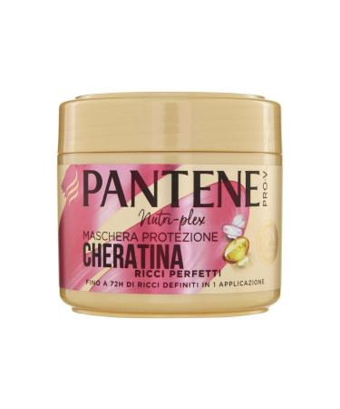 Pantene Pantene Pro-V Hair Mask Keratin Protection Perfect Curls Up to 72 Hours of Defined Curls in 1 Application for Crepey Unruly Curls 300ml