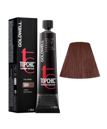 Goldwell Topchic hair color sparkling brown 5BV 1 pack (1 x 60 ml) sparkling brown 60 ml (1 pack)
