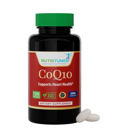 CoQ10 100mg Softgels High Absorption Antioxidant Supplement for Heart Health Energy Production and Cellular Support Non-GMO Gluten-Free 120 Softgels 4-Month Supply