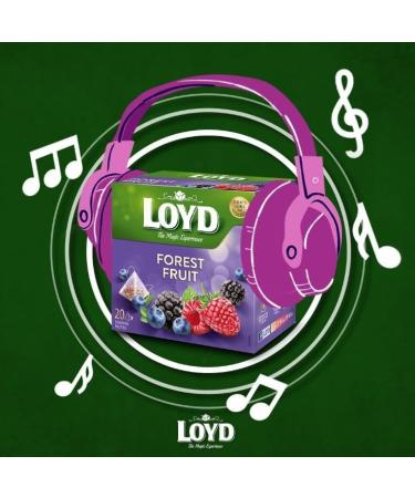 Loyd the Magic Experience Forest Fruit Flavoured Fruit Tea 40g | 20 Tea Bags | Poland Tea Brand | Tea Bags Individually Wrapped | Tea for Every Guest (Forest Fruit 2 Pack) Forest Fruit 2 Pack - Buy Online on GoSupps.com