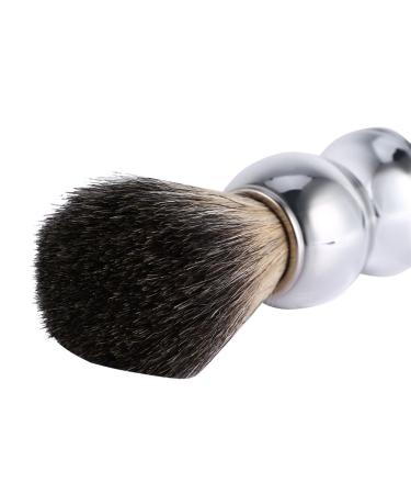 Premium Vegan Razor Brush for Men | Face Brush for Shaving Soap & Foam | Eco-Friendly Plastic Handle - Buy Online on GoSupps.com