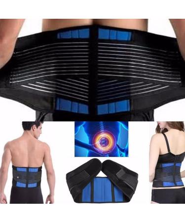 CSL-TECH Neoprene Double Pull Lumbar Lower Back Support Belt Brace Posture Pain Relief XXX Large (46 - 52 inches)