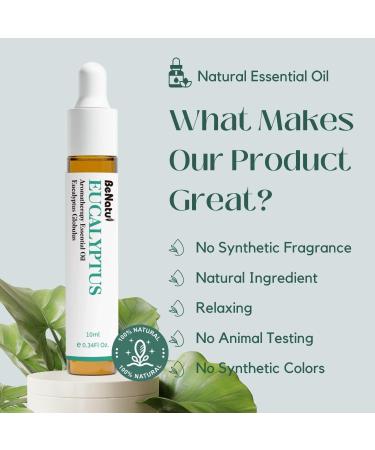 Benatu Essential Oils Set - Peppermint, Eucalyptus, Tea Tree, Lavender, Lemongrass, Orange - Natural Aromatherapy Gift for Women and Men - Pure Oils for Skin, Diffuser, Home - Buy Online on GoSupps.com