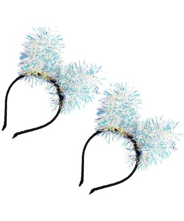 TOYANDONA Kids Hair Hoop 2pcs Tiara Hair Ties Hair Bands Kids Party Hairband Party Hair Hoop Headband Aldult Press Card Child - Buy Online on GoSupps.com