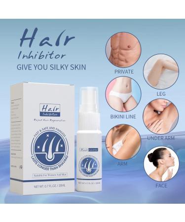 Qpolly Hair growth inhibitor spray natural hair removal spray stop hair growth inhibitor remover slow hair growth semipermanent hair removal spray for men and women 3 pieces - Buy Online on GoSupps.com
