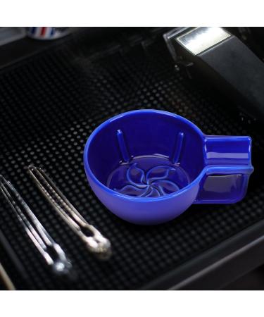 FOMIYES Travel Shaver & Ceramic Shaving Bowl | Non-Slip Handle Wide Mouth Soap Cup | Perfect Gift for Dad | Blue Men's Razors | International Shipping Available - Buy Online on GoSupps.com