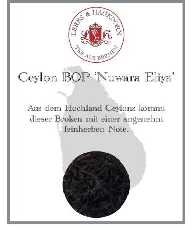 Lerbs & Hagedorn Black Line Ceylon BOP Nuwara Eliya 250 g