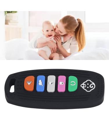 Remote Control Teether  Flexible Soft Relieve Pain Soothes Mood Teething Toy Silicone for Gum for Inf(Black) - Buy Online on GoSupps.com