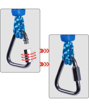 OYOCOOL Ninja Wheel Obstacle for Kids and Adults - 360 Degrees Rotating Joint - Blue - Buy Online on GoSupps.com