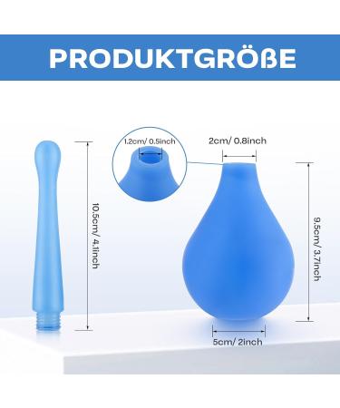  MOAJAZA Vaginal and intimate douche for women 170 ml reusable douche intimate douche vaginal douche for body care and intestinal cleansing anti-reflux blue - Buy Online on GoSupps.com