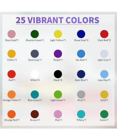HTVRONT Heat Transfer Vinyl Bundle - 36 Pack 12x10 Iron On Vinyl with Cutting Mat - Assorted Colors for Cricut Silhouette Cameo - Buy Online on GoSupps.com
