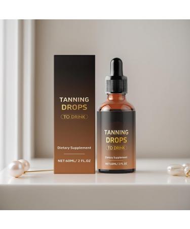 Drinkable Sunless Tanning Drops Self Tanner Drops for Drinks 60ml Lightweight Strengthens Natural Tanning Intensive Hydration Body Radiance Holiday Glow For Men Women - Buy Online on GoSupps.com