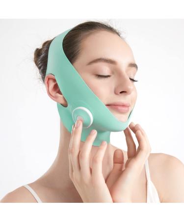 Electronic Double Chin Eliminator Machine  Electronic Face Lift Tape Massager Device  Soft Fabric Jawline Exerciser  Facial Strap Chin Thinner Mask Lifting Belt V Face Lifting Mask Gift for Women Mam