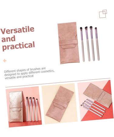 minkissy 5 Sets Eye Shadow Brush Set Powder Applicator Makeup Eyeshadow Makeup Brush Supple Makeup Brush Eye Crease Brush Ladies Suits Wooden Handle Single Cosmetic Miss - Buy Online on GoSupps.com