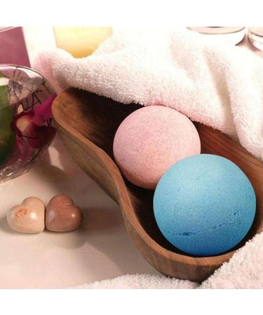 5pcs Colored Natural Bladder Bathing Balls - Stress Relief Essential Oil Shower Cleaners for Women Girls & Kids - Buy Online on GoSupps.com