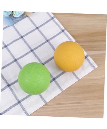 Garneck 2pcs Green Yoga Massage Balls - Foot Fascia Relief & Fitness Tool - Buy Online on GoSupps.com