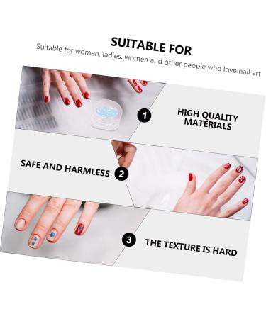 Mikinona 6 Boxes Art Glitter Stylish Stickers Delicate Sparkly Manicure Nial Manicures Crystal Paillettes Lovely Nail of Studs Decor DIY Fake Decorations Colorful Sequins Beads Ornaments - Buy Online on GoSupps.com