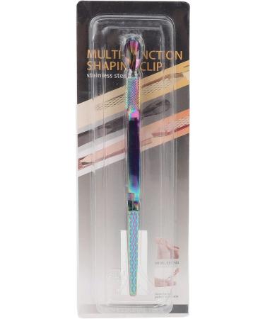 Nail Shaping Tweezers Double End Portable Nail Cuticle Pusher Stylish Look for Home (Multicolor) - Buy Online on GoSupps.com