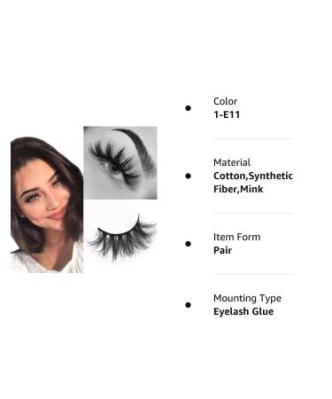 SWINGINGHAIR 3D Mink Eyelashes 19mm - Hand-made Natural False Lashes for Fluffy Volume - 1 Pair - Buy Online on GoSupps.com