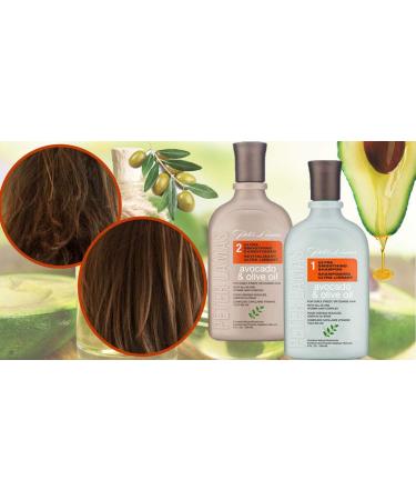 Peter Lamas Avocado & Olive Ultra Smoothing Shampoo & Conditioner - Vegan Paraben & Sulfate-Free for Curly Frizzy & Coarse Hair - Nourishing Hair Care for Healthy Locks - Buy Online on GoSupps.com