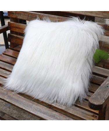 Barcelonetta Faux Fur Squares - Shaggy Fabric Cuts for Crafts, Costumes, Decor - 10x10 White Patches - Buy Online on GoSupps.com