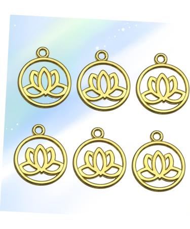VILLCASE 200 Pcs Charms Lotus Flower Crafts Making Hat Base for Making Hats Flower Charms Lotus Charm Side Release Buckle Buddha Charms for Lotus Bracelet Charms Yoga Charms Pendant Jewelry - Buy Online on GoSupps.com