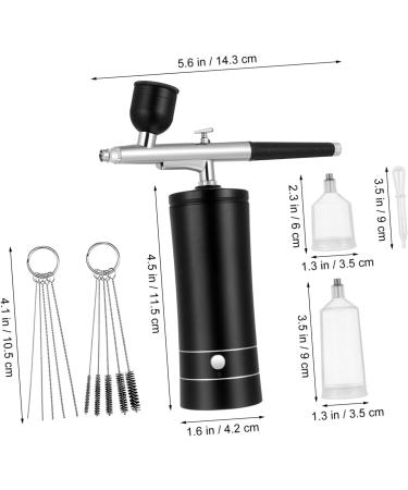 Angoily 1 Set Air Brush for Nails Nail Art Supplies Makeup Kits Painting Kit Cordless Airbrush Compressor Airbrush Painted Electric Spraygun Airbrush Makeup Aluminum Alloy Paint Cake 12.00X4.20X4.20CM Picture 1 - Buy Online on GoSupps.com