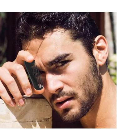 Beard Comb Metal Fine Comb Tooth Portable Mini Pocket Styling Beard Cleaning Comb for Thinner Hair Beard Attractive Processed - Buy Online on GoSupps.com