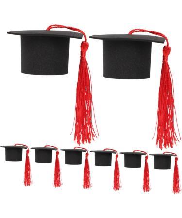 Abaodam 32 Pcs Cake Decoration Party Supplies Decorate Graduation Cap Graduation Cupcake Toppers Cupcake Decors Grad Cupcake Toppers Grad Party Cupcake Toppers Red Paper Graduate Mini Redx4pcs 5.50X5.50X3.50CMx4pcs - Buy Online on GoSupps.com