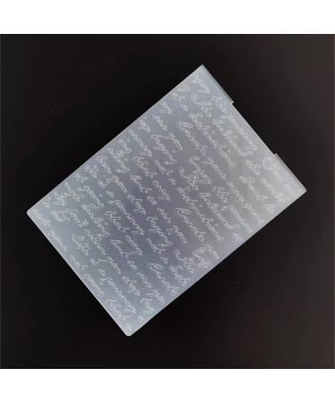 WooYangFun 1PC Floral Words Sentiment Embossing Folder - DIY Craft Decoration Template Mold - Buy Online on GoSupps.com