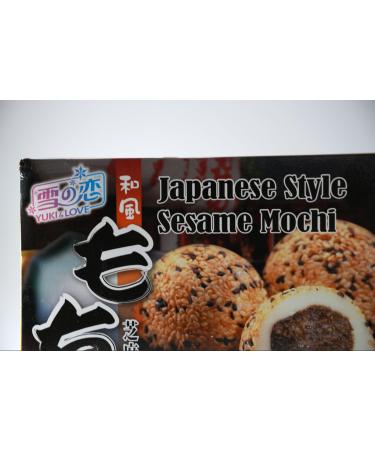 Mochi 2 Pack - Authentic Japanese Sesame Rice Cakes | Yuki & Love Asian Sweets - 2 x 210g Mochi Snacks - Buy Online on GoSupps.com