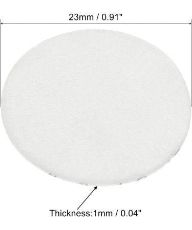 PATIKIL 23mm/0.91" Foam Lid Liner 100 Pack PS Foam Resistant Tamper Pressure Sensitive Seal for Bottle Cap Liners Seals - Buy Online on GoSupps.com