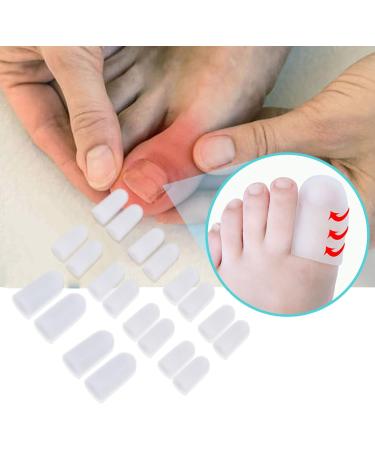 Toes Protective Guards Different Size Reduce Friction Silicone Toe Protector Relieve Pain for Sports Activities for Women - Buy Online on GoSupps.com