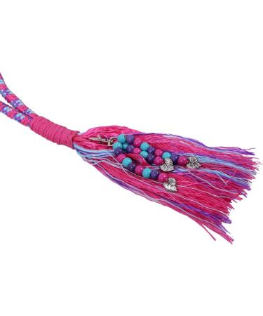 ARBO-INOX Knotted Halter Reins Neck Ring Combo Set for Ponies - Fuchsia Knotted Halter Set - Buy Online on GoSupps.com