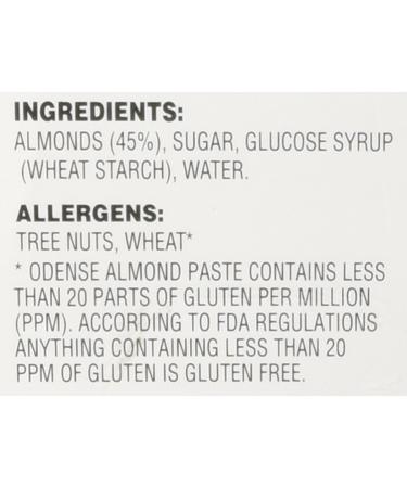 Odense Almond Paste 7oz Tube - Premium Quality Marzipan for Baking and Cooking - Buy Online on GoSupps.com